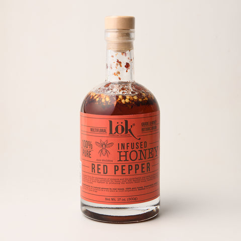 Lök Natural Honey Infused With Red Pepper | 18 oz