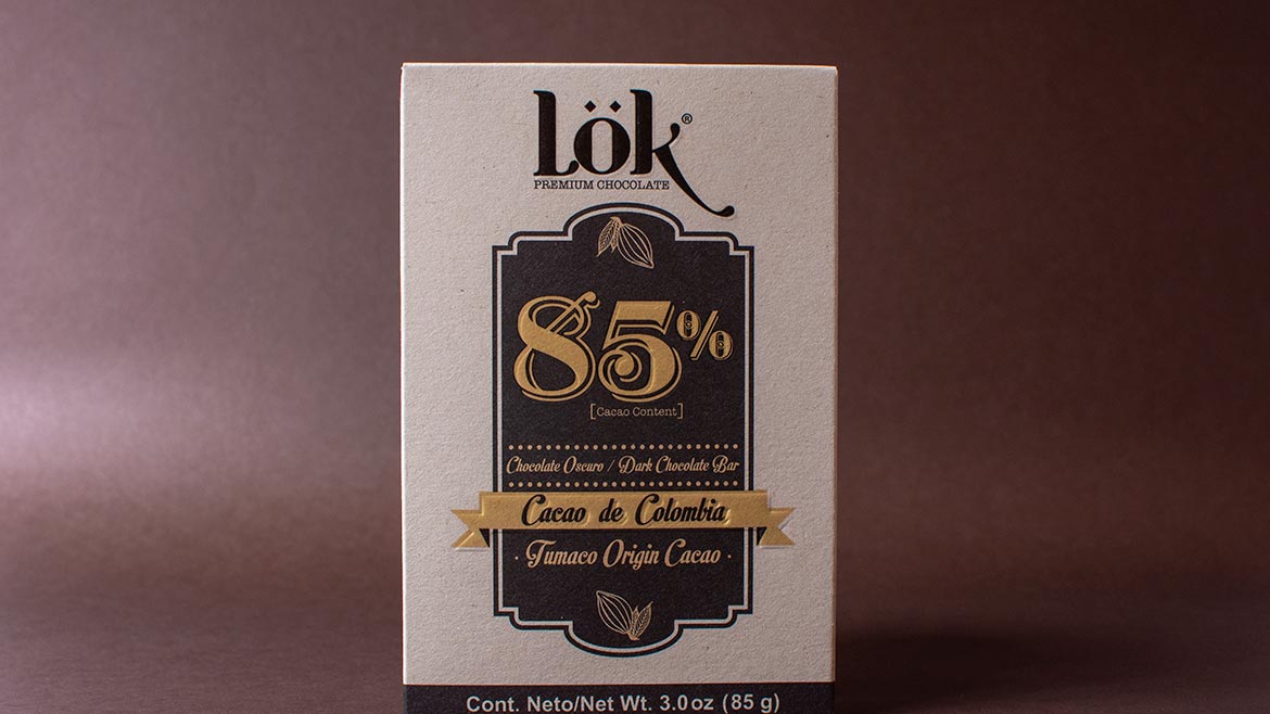85% Cacao Content Dark Chocolate Bar